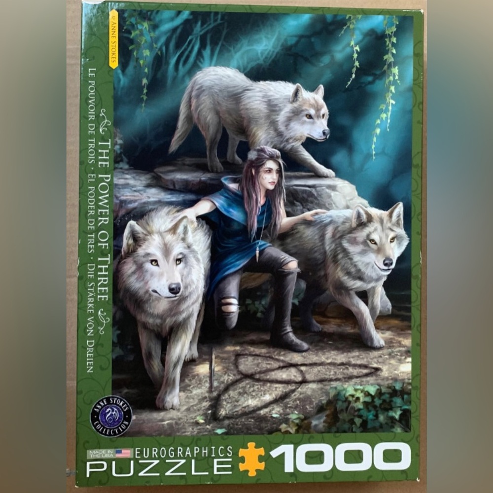 2 x 1000 piece Eurographics puzzles BUNDLE